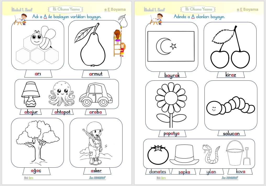 A Sesi Boyama Çalışması